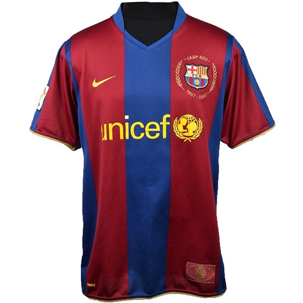 Camiseta Barcelona 50th Azul Rojo